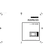 Preview for 1 page of Daewoo KOR-121QOS Operating Instructions Manual