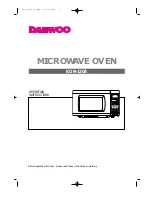 Preview for 1 page of Daewoo KOR-130A Operating Instructions Manual