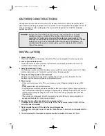 Preview for 3 page of Daewoo KOR-130A Operating Instructions Manual