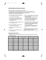 Preview for 8 page of Daewoo KOR-130A Operating Instructions Manual