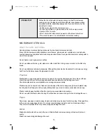 Preview for 16 page of Daewoo KOR-130A Operating Instructions Manual