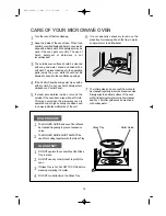 Preview for 17 page of Daewoo KOR-130A Operating Instructions Manual