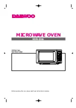 Preview for 1 page of Daewoo KOR-131G Operating Instructions Manual