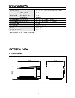 Preview for 4 page of Daewoo KOR-137B Service Manual