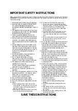 Предварительный просмотр 3 страницы Daewoo KOR-161G2 Operating Instructions Manual