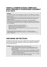 Предварительный просмотр 4 страницы Daewoo KOR-161G2 Operating Instructions Manual