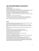 Предварительный просмотр 19 страницы Daewoo KOR-161GM Operating Instructions Manual