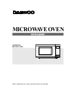 Daewoo KOR-1A0AM Operating Instructions Manual preview