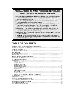 Preview for 2 page of Daewoo KOR-1A0AM Operating Instructions Manual