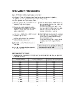 Preview for 8 page of Daewoo KOR-1A0AM Operating Instructions Manual