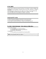 Preview for 15 page of Daewoo KOR-1A0AM Operating Instructions Manual