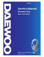 Daewoo KOR-1A4H0P Service Manual preview