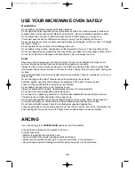 Предварительный просмотр 20 страницы Daewoo KOR-1A5A Operating Instructions Manual