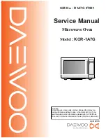 Preview for 1 page of Daewoo KOR-1A7G Service Manual