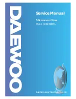 Preview for 2 page of Daewoo KOR-1B4H0A Service Manual