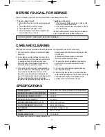 Preview for 17 page of Daewoo KOR-1B5H Operating Instructions & Cook Book