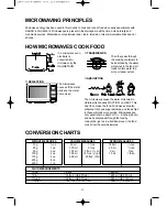 Preview for 20 page of Daewoo KOR-1B5H Operating Instructions & Cook Book