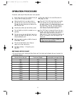 Preview for 9 page of Daewoo KOR-1N0A Operating Instructions & Cook Book