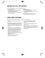 Preview for 17 page of Daewoo KOR-1N0A Operating Instructions & Cook Book