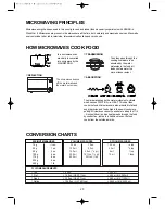 Preview for 21 page of Daewoo KOR-1N0A Operating Instructions & Cook Book