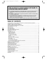 Preview for 2 page of Daewoo KOR-1N1A9A Operating Instructions & Cook Book