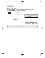 Preview for 10 page of Daewoo KOR-1N1A9A Operating Instructions & Cook Book