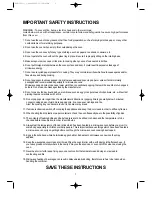 Preview for 3 page of Daewoo KOR-3000 Operating Instructions Manual