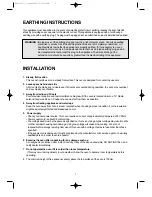 Preview for 4 page of Daewoo KOR-3000 Operating Instructions Manual