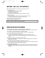 Preview for 19 page of Daewoo KOR-3000 Operating Instructions Manual