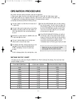 Предварительный просмотр 13 страницы Daewoo KOR-60W Operating Instructions Manual