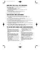 Preview for 23 page of Daewoo KOR-618M Operating Instructions Manual