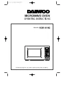 Daewoo KOR-618Q Operating Instructions Manual предпросмотр