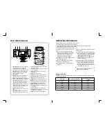 Preview for 4 page of Daewoo KOR-61AP Operating Instructions Manual