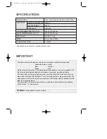 Preview for 8 page of Daewoo KOR-6315 Operating Instructions Manual