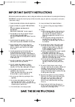 Предварительный просмотр 3 страницы Daewoo KOR-631G5 Operating Instructions Manual