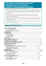 Preview for 2 page of Daewoo KOR-631R0S Service Manual