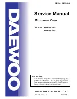 Daewoo KOR-63350S Service Manual preview