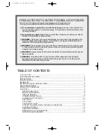 Preview for 2 page of Daewoo KOR-633R Operating Instructions Manual