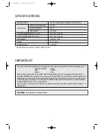 Preview for 4 page of Daewoo KOR-633R Operating Instructions Manual