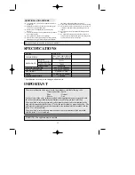 Preview for 13 page of Daewoo KOR-63A5 Operating Instructions & Cook Book