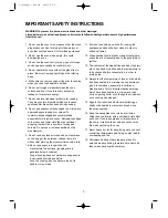 Preview for 4 page of Daewoo KOR-63B5 Operating Instructions Manual