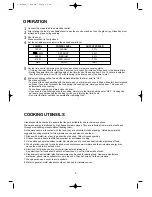 Preview for 6 page of Daewoo KOR-63B5 Operating Instructions Manual