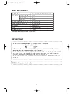 Preview for 8 page of Daewoo KOR-63B5 Operating Instructions Manual