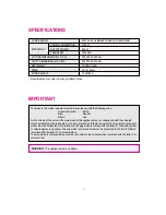 Preview for 5 page of Daewoo KOR-63BH Operating Instructions Manual