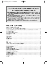 Preview for 2 page of Daewoo KOR-63CS Operating Instructions Manual