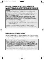 Preview for 4 page of Daewoo KOR-63CS Operating Instructions Manual