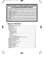 Preview for 2 page of Daewoo KOR-63ND Operating Instructions & Cook Book