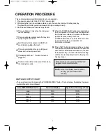 Preview for 8 page of Daewoo KOR-63ND Operating Instructions & Cook Book