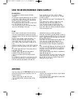 Preview for 19 page of Daewoo KOR-63ND Operating Instructions & Cook Book