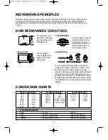 Preview for 20 page of Daewoo KOR-63ND Operating Instructions & Cook Book